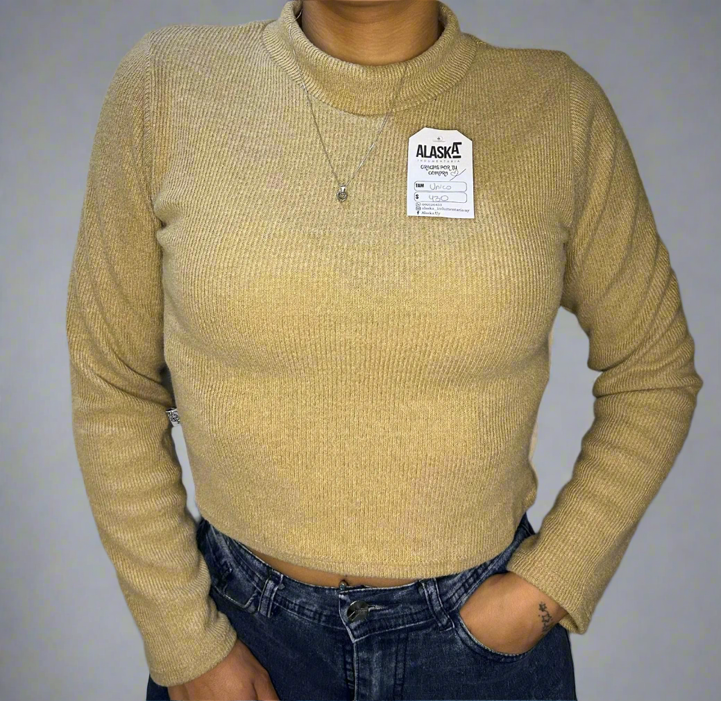 Media Polera En Lana Fina