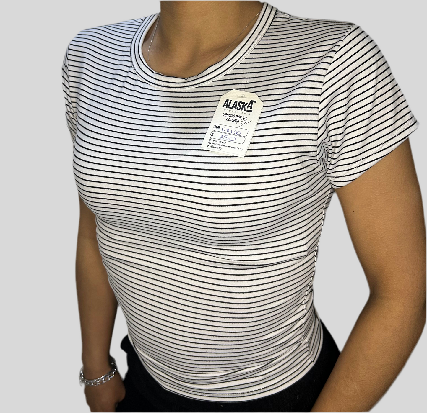 Remera básica a rayas