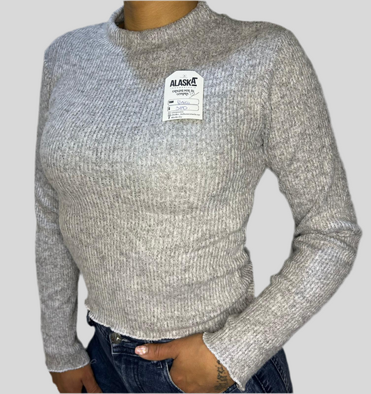 Media Polera de Lanilla Alicrada